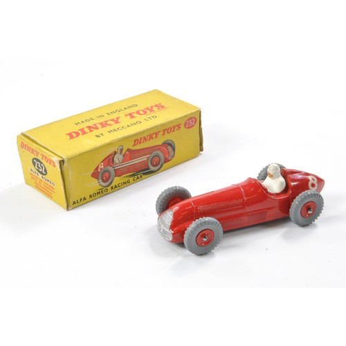 538 - Dinky No. 232 Alfa Romeo Racing Car. Red including hubs. Generally excellent, no obvious sign of wea... 