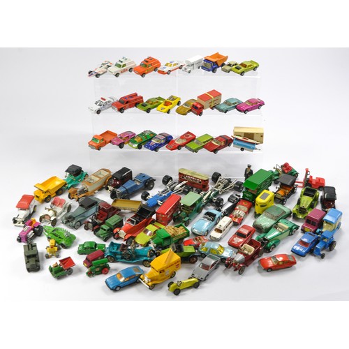 602 - A large group of loose mostly playworn diecast including Matchbox Superfast and other Matchbox serie... 