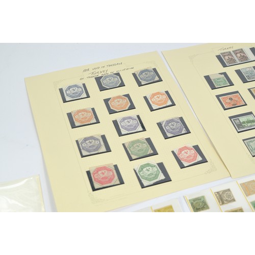 213 - Stamps Interest comprising a collection of Turkish issues, some mint and unused, ranging 19th to 20t... 