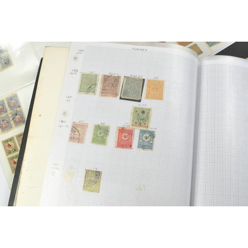 213 - Stamps Interest comprising a collection of Turkish issues, some mint and unused, ranging 19th to 20t... 