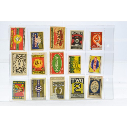 216 - A small selection of vintage Matchbox Labels.