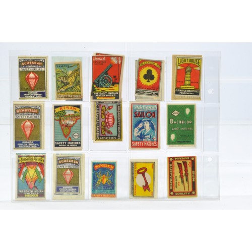 216 - A small selection of vintage Matchbox Labels.