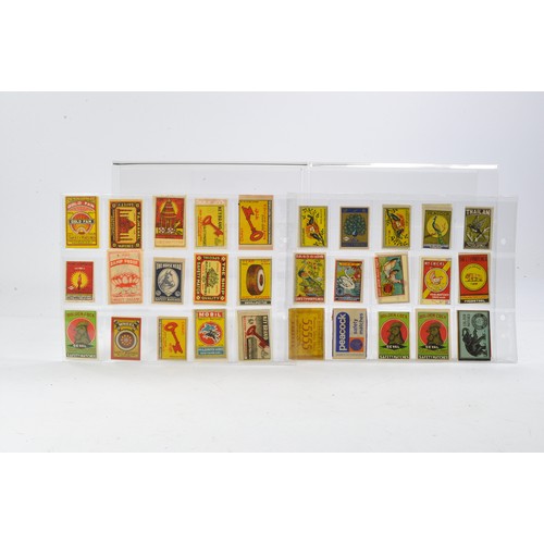 216 - A small selection of vintage Matchbox Labels.