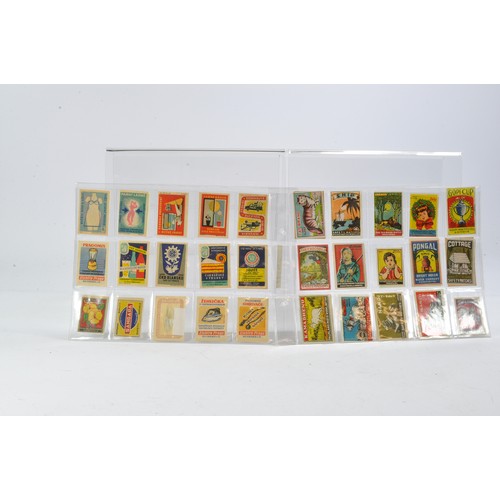 216 - A small selection of vintage Matchbox Labels.