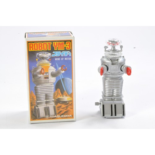 620 - Masudaya Limited Edition Miniature 1985 YM-3 Robot with box.