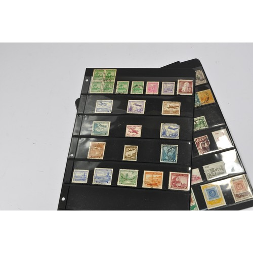 218 - Stamps interest comprising a collection of South American issues contained mostly on loose sheets as... 