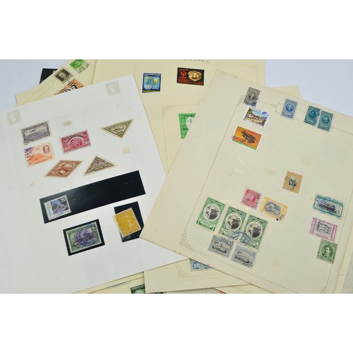 218 - Stamps interest comprising a collection of South American issues contained mostly on loose sheets as... 