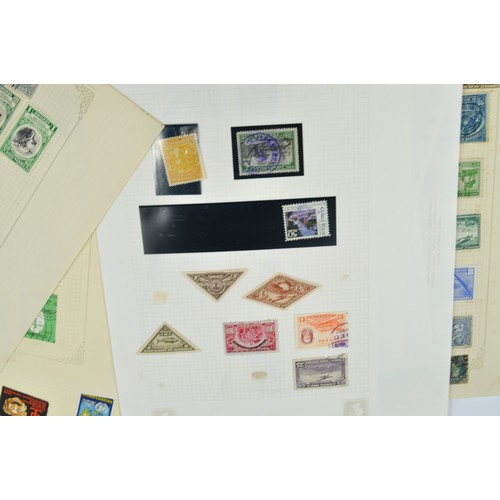 218 - Stamps interest comprising a collection of South American issues contained mostly on loose sheets as... 