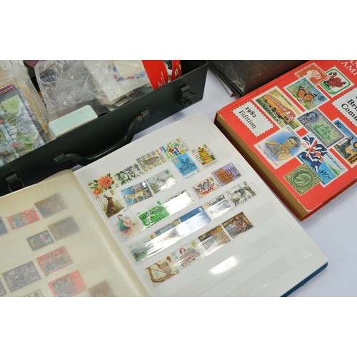 643 - Stamps interest comprising partially filled album of Great Britain plus boxes of first day covers an... 