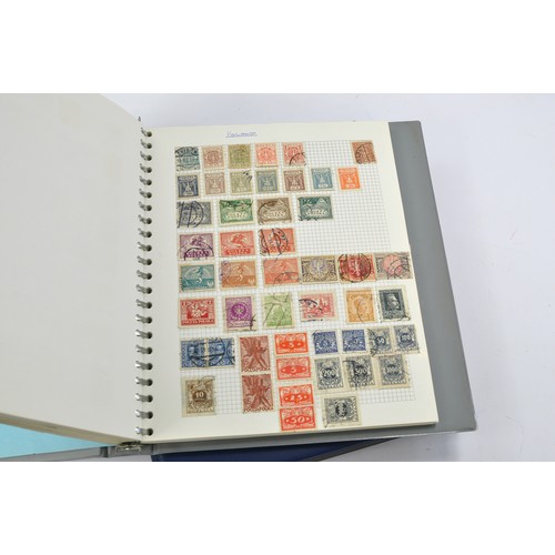 644 - Stamps interest comprising two albums comprising stamps of the World, mostly from early 20th century... 