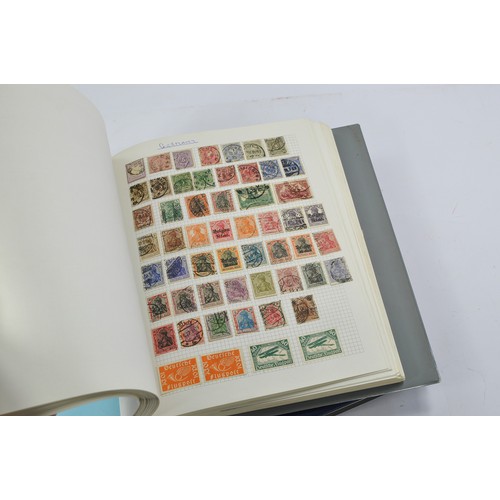 644 - Stamps interest comprising two albums comprising stamps of the World, mostly from early 20th century... 