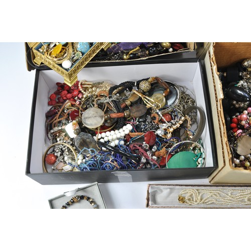 658 - A large assortment of Costume Jewelry from many makers as shown.