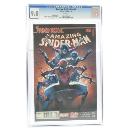 102 - Graded Comic Book Interest Comprising Amazing spider-Man #9 - Marvel comics 1/15 - Dan Slott story, ... 