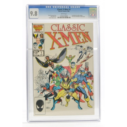 131 - Graded Comic Book Interest Comprising Classic X-Men #1 - Marvel Comics 9/86 - Chris Claremont story.... 