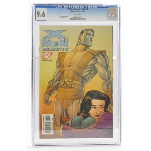 134 - Graded Comic Book Interest Comprising X-Men Unlimited #38 - Marvel Comics 11/02 - Greg Rucka story. ... 