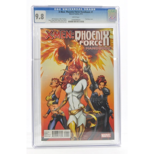 135 - Graded Comic Book Interest Comprising X-Men: Phoenix Force Handbook #1 - Marvel Comics 9/10 - Jeff C... 