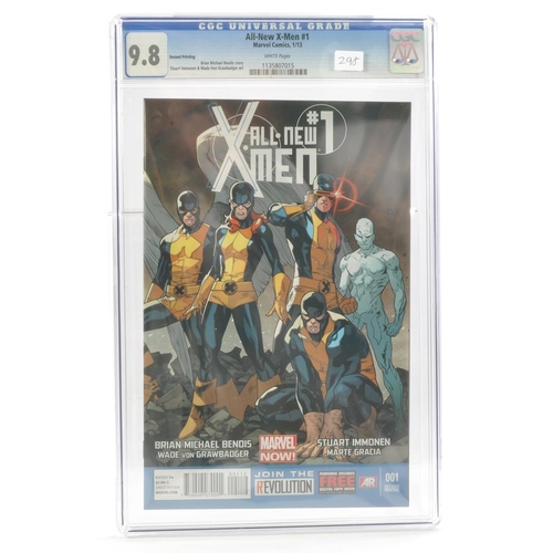 14 - Graded Comic Book Interest Comprising All-New X-Men #1 - Marvel Comics  1/13 - Second Printing - Bri... 