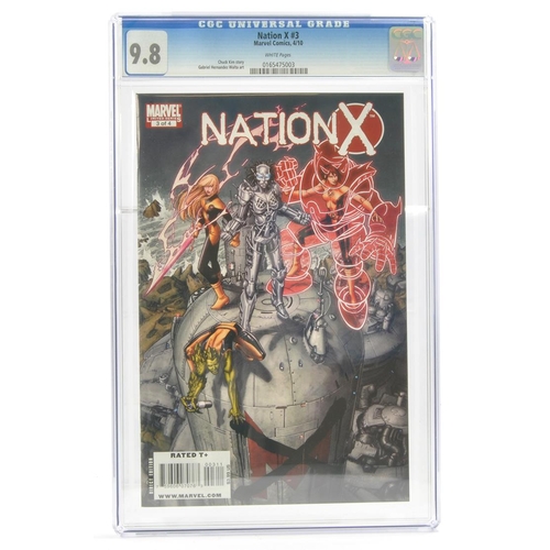 145 - Graded Comic Book Interest Comprising Nation X #3 - Marvel Comics 4/10 - Chuck Kim Story, Gabriel He... 