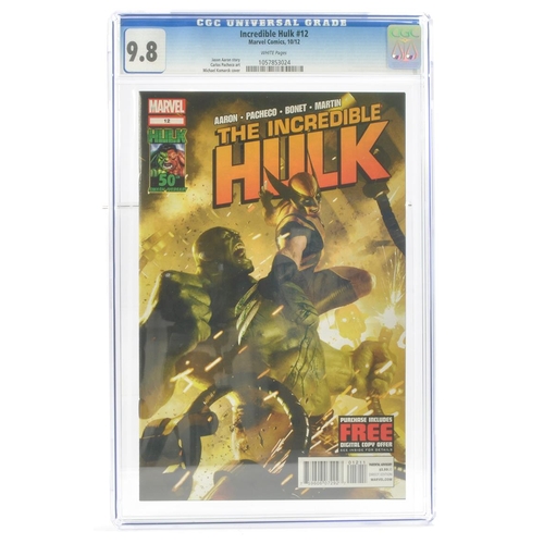 169 - Graded Comic Book Interest Comprising Incredible Hulk #12 - Marvel Comics 10/12 - Jason Aaron story.... 