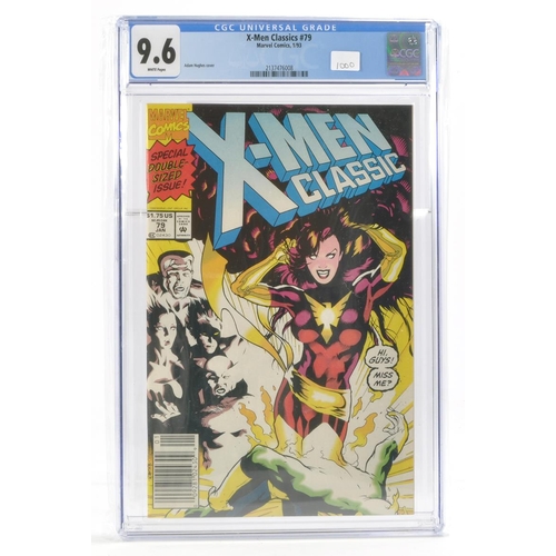 171 - Graded Comic Book Interest Comprising X-Men Classics #79 - Marvel Comics 1/93 - Adam Hughes cover. C... 