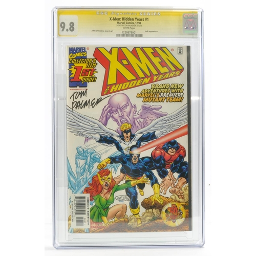 186 - Graded Comic Book Interest Comprising X-Men: Hidden Years #2 - Marvel Comics 12/99. Signed by Tom Pa... 