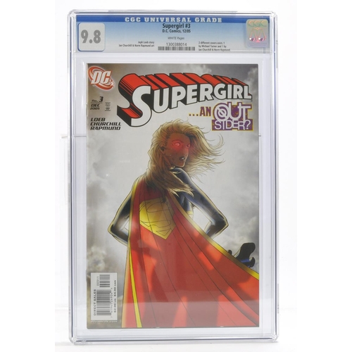 188 - Graded Comic Book Interest Comprising Supergirl #3- D.C.Comics 12/05 - Jeph Loeb Story, Ian Churchil... 