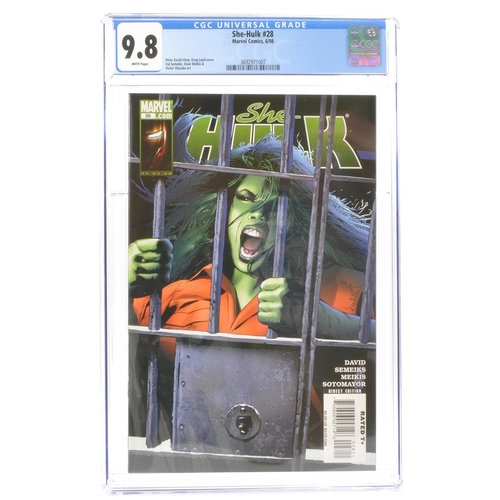 189 - Graded Comic Book Interest Comprising She-Hulk #28 - Marvel Comics 6/08 - Peter David Story. Greg La... 