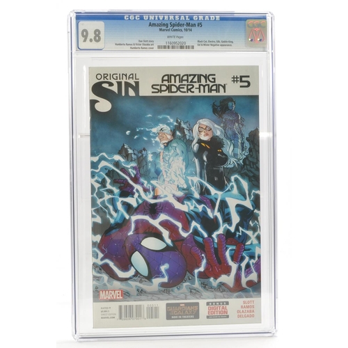 19 - Graded Comic Book Interest Comprising Amazing Spider-Man #5 - Marvel Comics 10/14 - Dan Slott story,... 