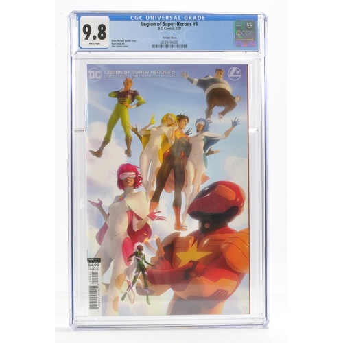 190 - Graded Comic Book Interest Comprising Legion of Super-Heroes #6 - D.C.Comics 8/20 - Brian Michael Be... 