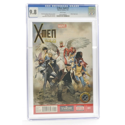 32 - Graded Comic Book Interest Comprising  X-Men: Gold  #1 - Marvel Comics 1/14 - Claremont, Nicieza, We... 