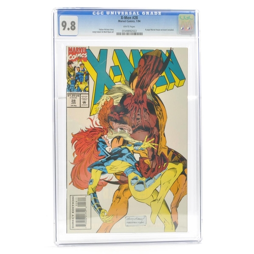 62 - Graded Comic Book Interest Comprising X -Men #28 - Marvel Comics 1/94 - Fabian Nicieza Story - Andy ... 