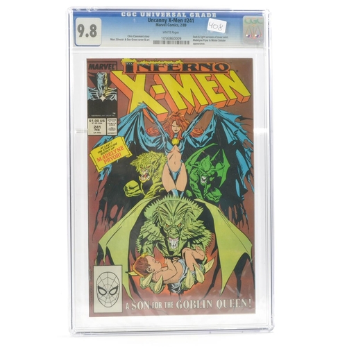 63 - Graded Comic Book Interest Comprising Uncanny X-Men #241 - Marvel Comics 2/89 - Chris Claremont stor... 