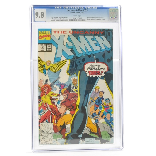 70 - Graded Comic Book Interest Comprising Uncanny X-Men #273 - Marvel Comics 2/91 - Chris Claremont stor... 