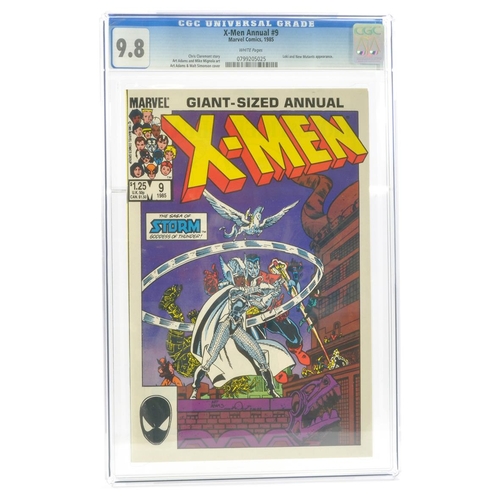 75 - Graded Comic Book Interest Comprising X-Men Annual #9 - Marvel Comics 1985 - Chris Claremont story, ... 