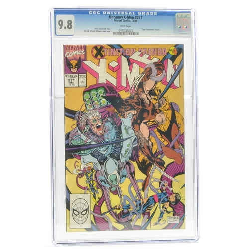 84 - Graded Comic Book Interest Comprising Uncanny X-Men #271- Marvel Comics - 12/90 - Chris Claremont St... 