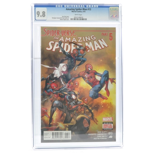 89 - Graded Comic Book Interest Comprising Amazing Spider-Man #13 - Marvel Comics 3/15 - Dan Slott Story.... 