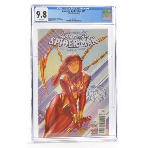 91 - Graded Comic Book Interest Comprising Amazing Spider-Man #15 - Marvel Comics 9/16 - Dan Slott and Ch... 