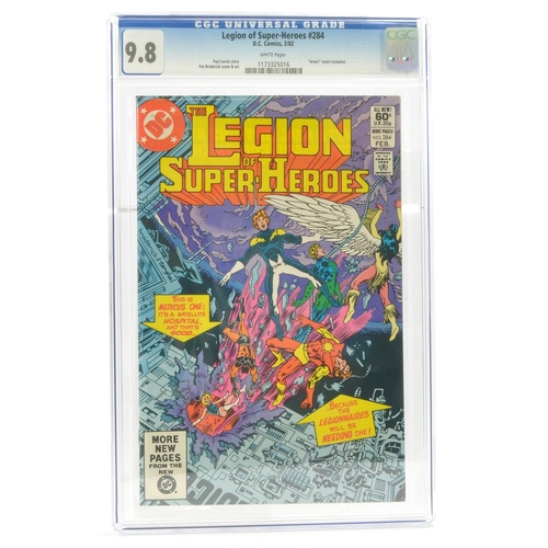 96 - Graded Comic Book Interest Comprising Legion of Super-Heroes #284 - D.C.Comics 2/82 - Paul Levitz st... 