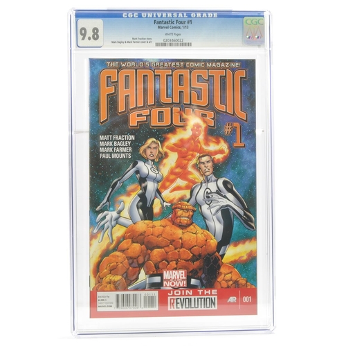 97 - Graded Comic Book Interest Comprising Fantastic Four #1 - Marvel Comics 1/13 - Matt Fracion story. M... 