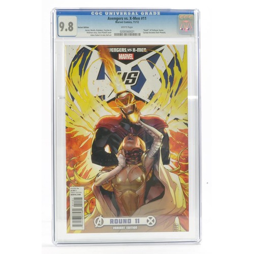 202 - Graded Comic Book Interest Comprising Avengers vs. X-Men #11 - Marvel Comics 11/12 - Variant Edition... 