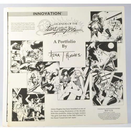 206 - Adam Hughes signed Artwork Portfolio by Innovation.