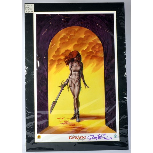 213 - A Limited Edition Signed (large) Artwork Print depicting Dawn by Jospeth Michael Linsner.