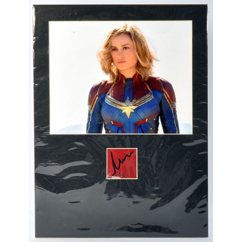 222 - Brie Larson Captain Marvel Signed Photograph.