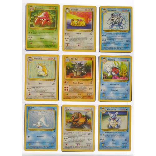 229 - Pokemon Cards comprising Basic Series 2 - Partially complete. Sealed within binder sheets as shown.