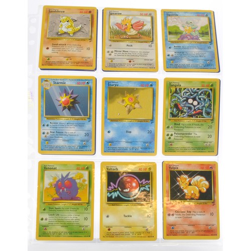 229 - Pokemon Cards comprising Basic Series 2 - Partially complete. Sealed within binder sheets as shown.