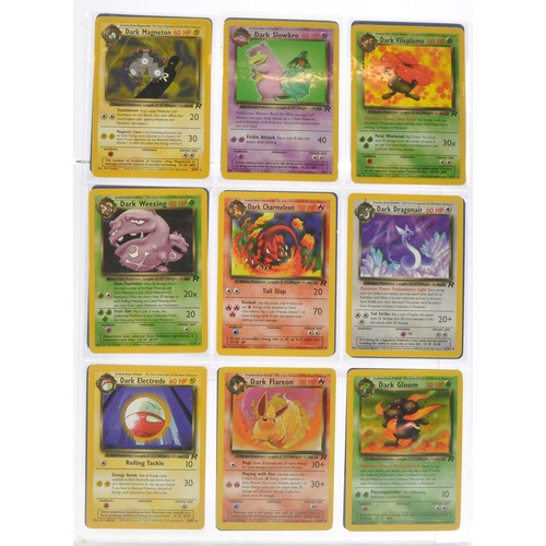 230 - Pokemon Cards comprising Team Rocket Series - Partially complete plus ancient Mew, Promos etc. Seale... 