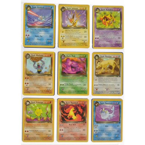 230 - Pokemon Cards comprising Team Rocket Series - Partially complete plus ancient Mew, Promos etc. Seale... 