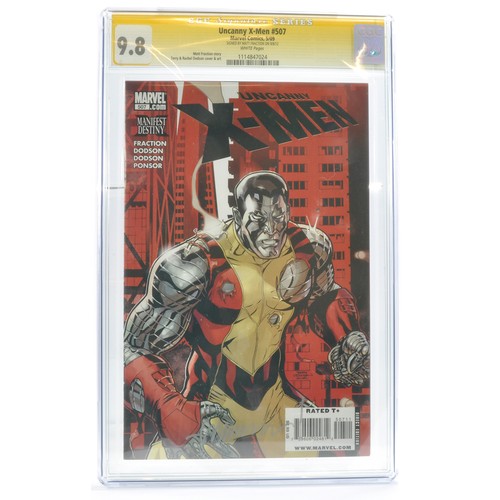 239 - Graded Comic Book Interest Comprising Uncanny X-Men #507 - Marvel Comics - Signed by Matt Fraction o... 