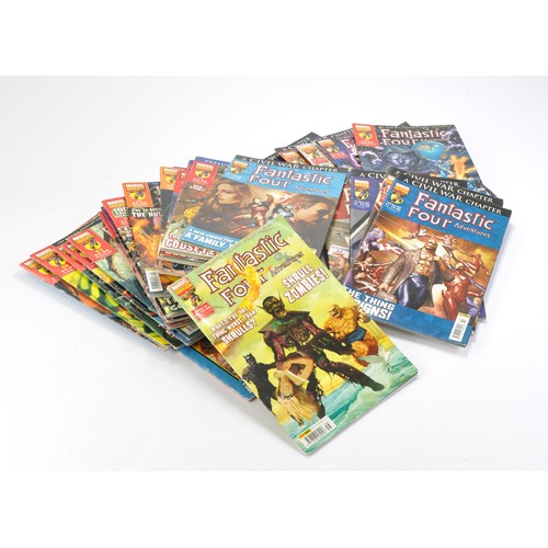 245 - A collection of 28 Marvel Fanastic Four Comics, produced by Panini. Most with signs of 'reader's wea... 