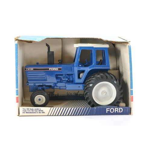 80 - Scale Models 1/16 Ford TW25 Tractor with double rear wheels. Looks to be excellent with very good bo... 